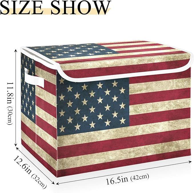 xigua American Flag Storage Bins - Image 3