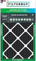 Filterbuy 12x25x1 Air Filter MERV 10 Odor & Allergy Defense by Filterbuy
