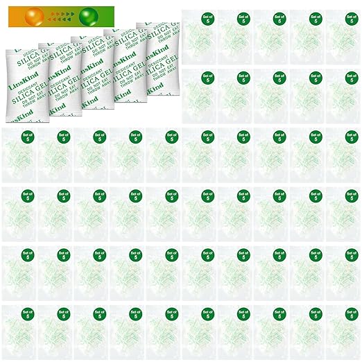 Silica Gel Packets, 2 Gram Desiccant Packs by LinsKind