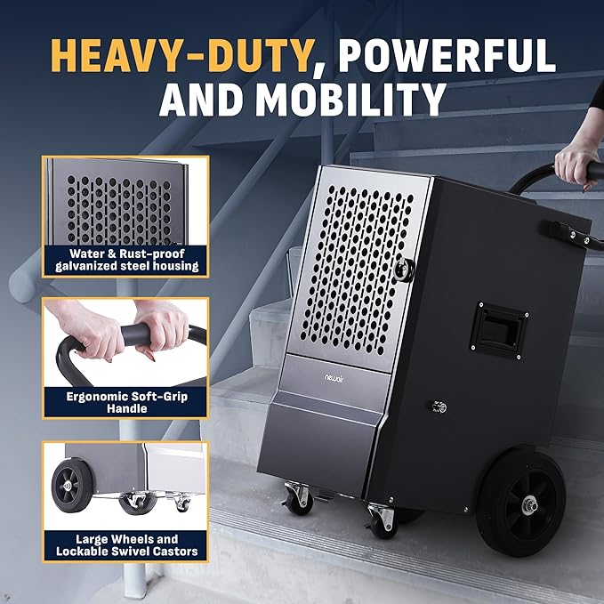 NewAir 160-Pint Commercial Dehumidifier - Image 6