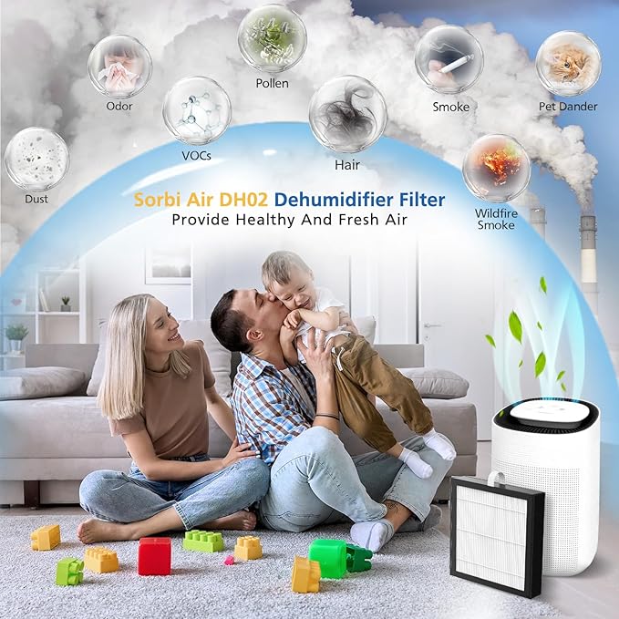 4 Pack DH02 H13 HEPA Replacement Filter Compatible - Image 4
