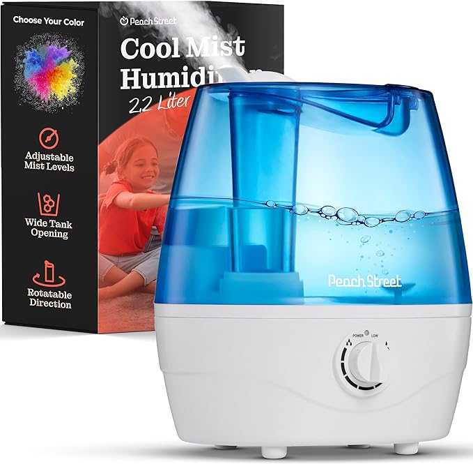 Cool Mist Humidifiers for Bedroom by PeachStreet