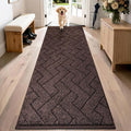 PURRUGS Dirt Trapping Door Mat 24" x 84", Non-Slip Machine Washable Entry Rug by PURRUGS