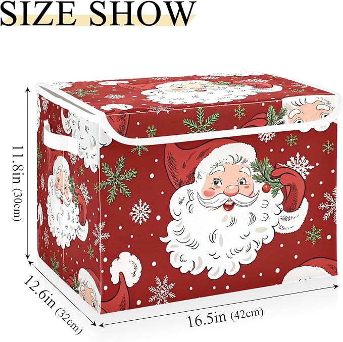 xigua Christmas Santa Claus Storage Bins - Image 3