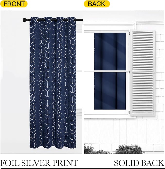 NICETOWN Blackout Curtains 63 inches Long - Image 6