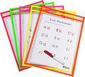 C-Line Reusable Dry Erase Pockets, 9 x 12 Inches, 10 Pockets per Pack by C-Line