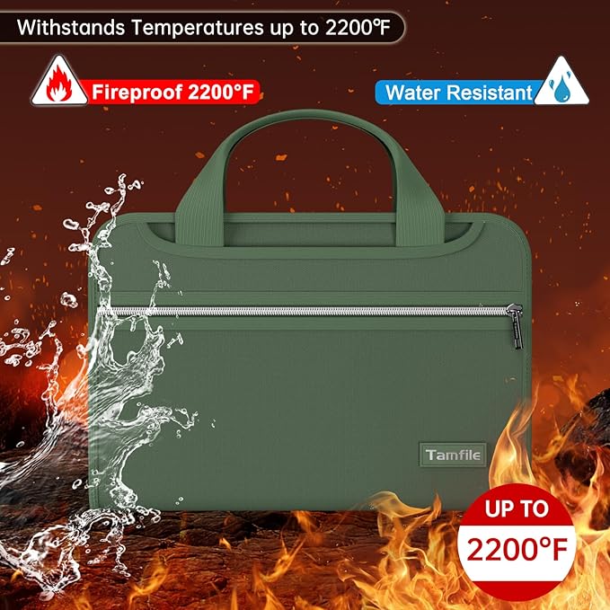 Tamfile Fireproof Accordion File Organizer - Image 2