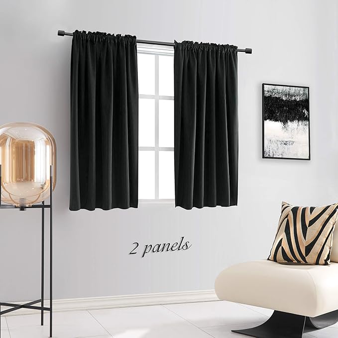 DONREN 48 Inch Length Short Curtains - Image 2