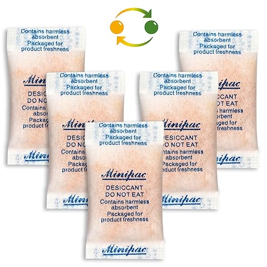 LotFancy Silica Gel Packets, 300 Packs 0.5 Gram, Indicating Desiccant - Image 8