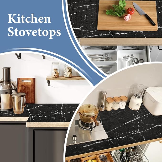 Drawer and Shelf Liner for Kitchen Cabinet: 23 in X 30 Ft Non Slip Waterproof - Image 6