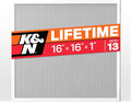 K&N 16X16X1 HVAC Furnace Air Filter, Lasts a Lifetime, Merv 13, the Last HVAC by KNEngineeringInc