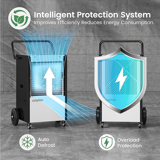 Waykar 216 Pints Commercial Dehumidifier - Image 5