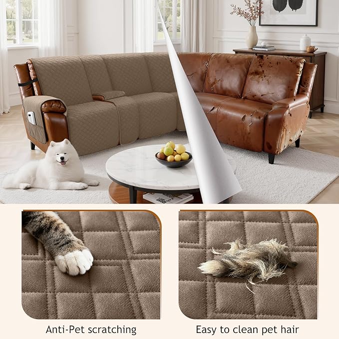 Arfntevss Recliner Sectional Couch Covers - Image 3