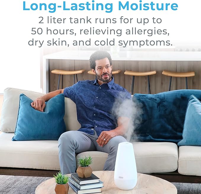 Pure Enrichment PureSpa XL 3-in-1 Cool Mist Humidifier, Essential Oil Diffuser - Image 2