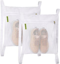 Sneaker Wash & Dry Net Bag for Dryer, 15.7x13.8 Inch Large HoneyComber Mesh Bags by Gocohhi