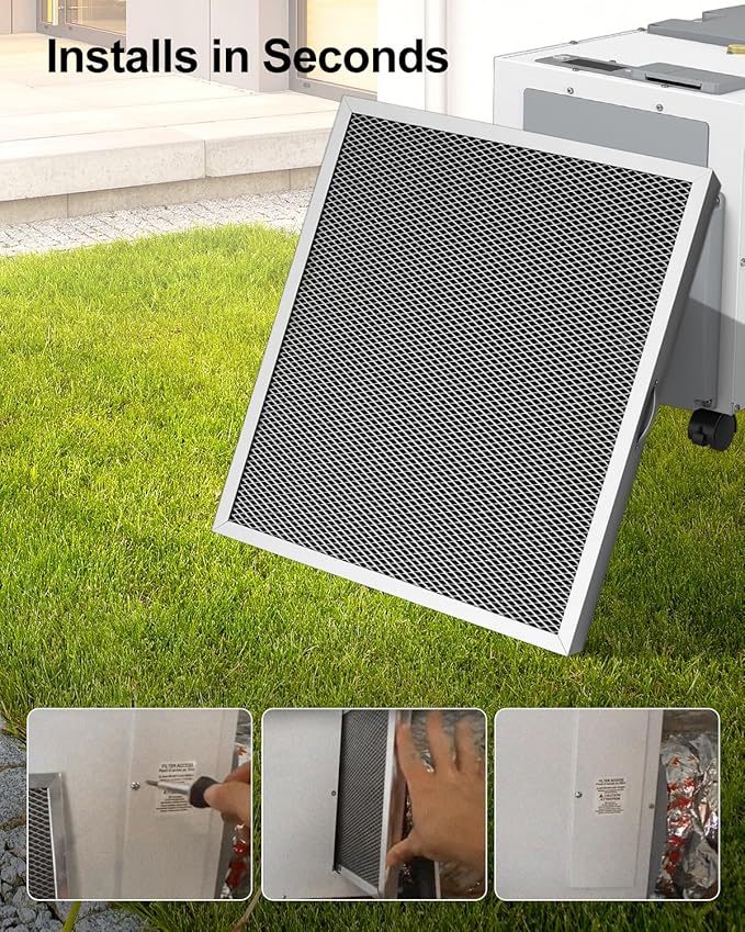 WUMZIJ 5881 Washable MERV 8 Dehumidifier Filter Compatible - Image 5