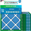 Filterbuy 10x14x1 Air Filter MERV 13 Optimal Smoke & Allergy Defense, by Filterbuy