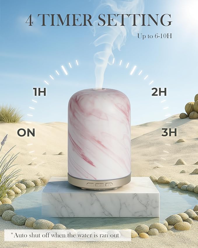 Essential Oil Diffuser – 2.4MHz Ultrasonic Aromatherapy Diffuser, Health Night - Image 2