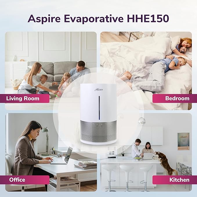 HHE150 Hunter Aspire 4.8L Evaporative Humidifier - Image 7