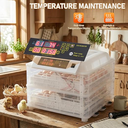 Winado Incubators for Hatching Eggs, 96 Egg Incubator - Image 2