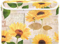 xigua Yellow Sunflower Storage Bins by LLCxigua