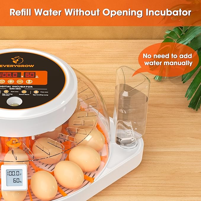 Incubators for Hatching Eggs, 22 Eggs Smart Incubator - Image 3