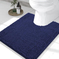 Smiry Luxury Chenille Toilet Rugs U-Shaped 24x20, Soft Absorbent Non-Slip by Smiry