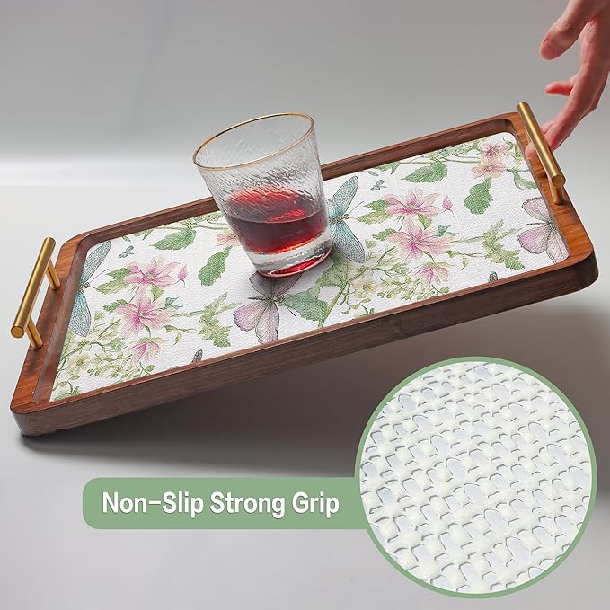 Shelf and Drawer Liner for Kitchen Cabinet Non-Adhesive Strong Grip Floral - Image 7