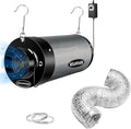 MELONFARM Air Filtration Kit 6", Built-in 14cm Fan Low Nois Carbon Filter by MELONFARM