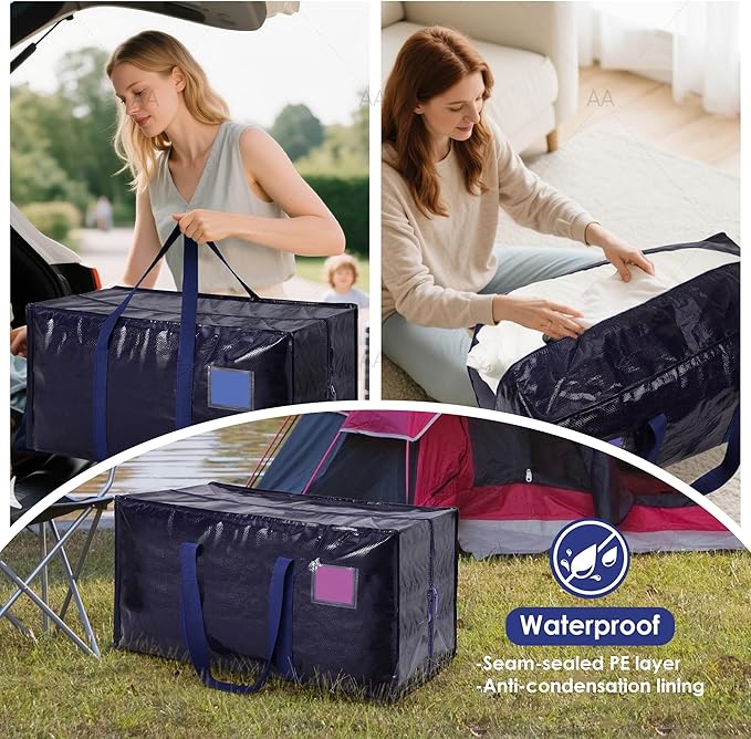 6 Pack Extra Large Heavy Duty Moving Bags - Image 9