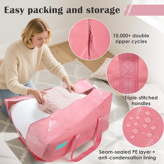 6 Pack Extra Heavy Duty Large Moving Bags - Image 3
