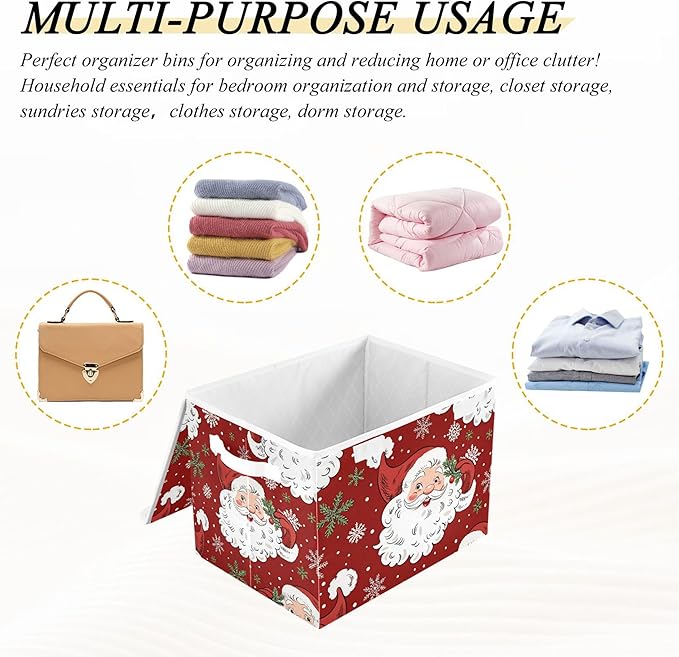 xigua Christmas Santa Claus Storage Bins - Image 7