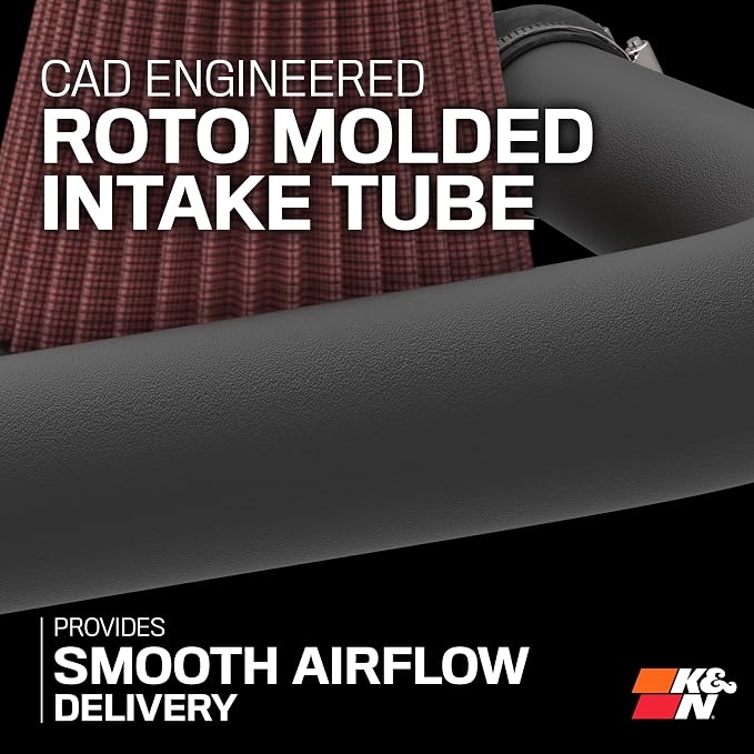 K&N Cold Air Intake System: High-Flow Air-Filter, Increase Performance & - Image 5