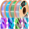 OVV3D 3D Printer Filament, PLA Filament 1.75mm Bundle, Dual Color Filament by OVV3D
