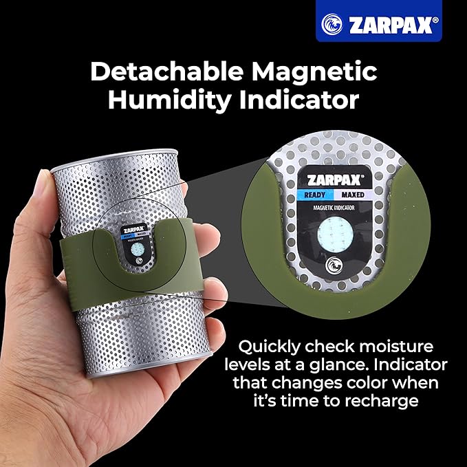 7oz Desiccant Canisters for Gun Safe 2-Pack – Reusable Gun Safe Dehumidifier - Image 3