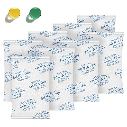Silica Gel Packets – 50 Gram 35 Packs Desiccant Packs, Moisture Absorbers by ABSORBKING