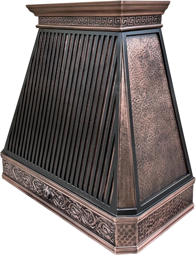 CT Copper Tailor Copper Vent Hood Wall Mount, 1150 CFM Exhaust Fan, Stainless - Image 3