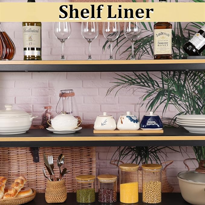 Shelf Liners 13 inch x 20 ft Kitchen Cabinets Liner Non-Stick Drawer Liners - Image 4