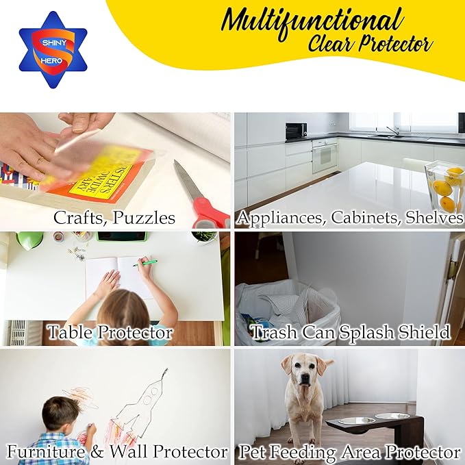 Clear Contact Paper Wall Protector - Image 4