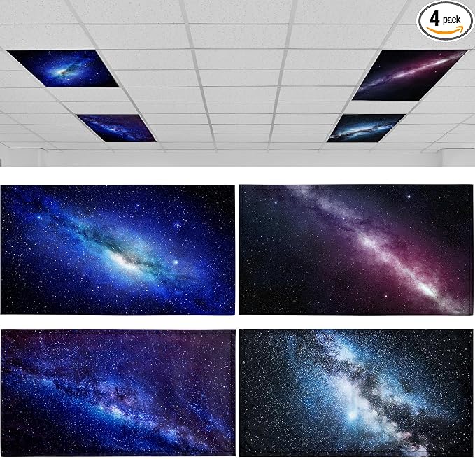 ROCEEI 4 Pcs Fluorescent Light Covers by ROCEEI
