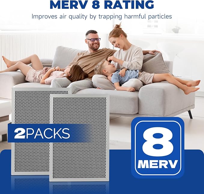 2-Packs 5695 Washable MERV 8 Dehumidifier Filter 8x12x1 Compatible - Image 6