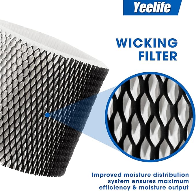 4 Pack HWF64 Humidifier Filter for Sunbeam Humidifier Filter B, Compatible - Image 3