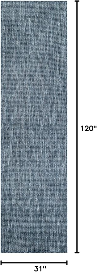 Unique Loom Outdoor Solid Collection Area Rug - Image 2