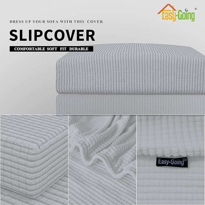 Easy-Going Stretch Loveseat Cushion Cover Sofa Cushion Furniture Protector Sofa - Image 3