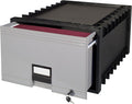 Storex 24-Inch Archive Locking Storage Box by Storex