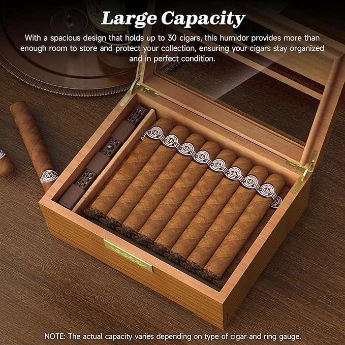 TISFA Cigar Box Handcrafted Humidor - Image 4