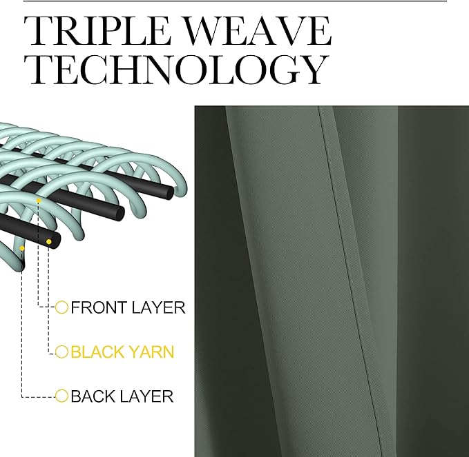 NICETOWN Doorway Curtain Privacy, Door Cover Curtain, Sound Reducing Insulated - Image 4