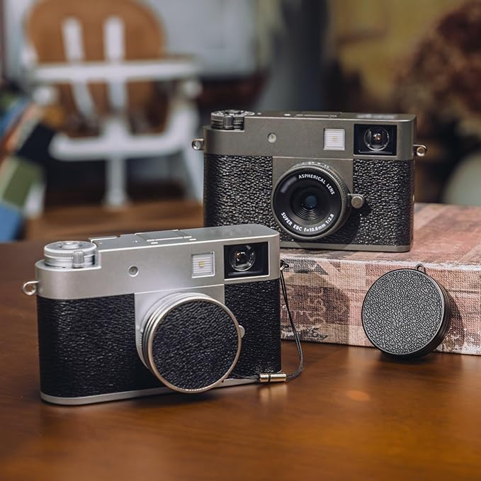 Fuji X Half Leather Texture Lens Cap, Aluminum Anti-Dust Anti-Scratches - Image 8