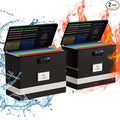 Oterri 2 Pack Fireproof Document Box by Oterri