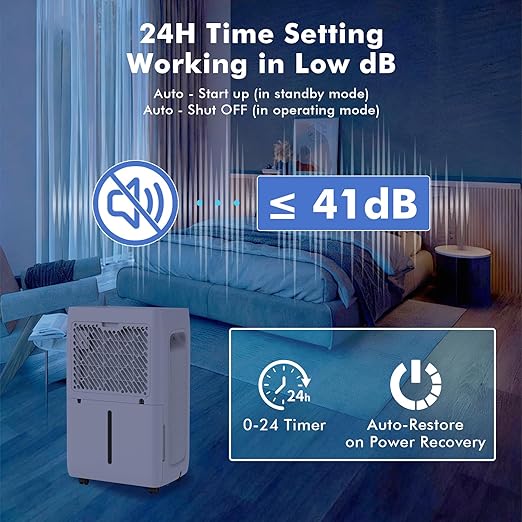 NEWBULIG 50Pints Dehumidifier - Image 4